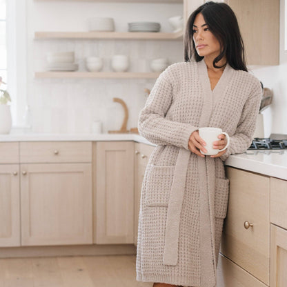 Saranoni - WAFFLE KNIT ROBE