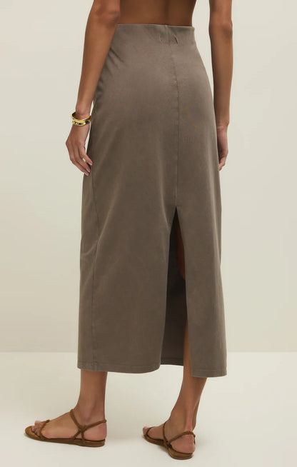 Z Supply Gail Midi Skirt - Perfectly Taupe