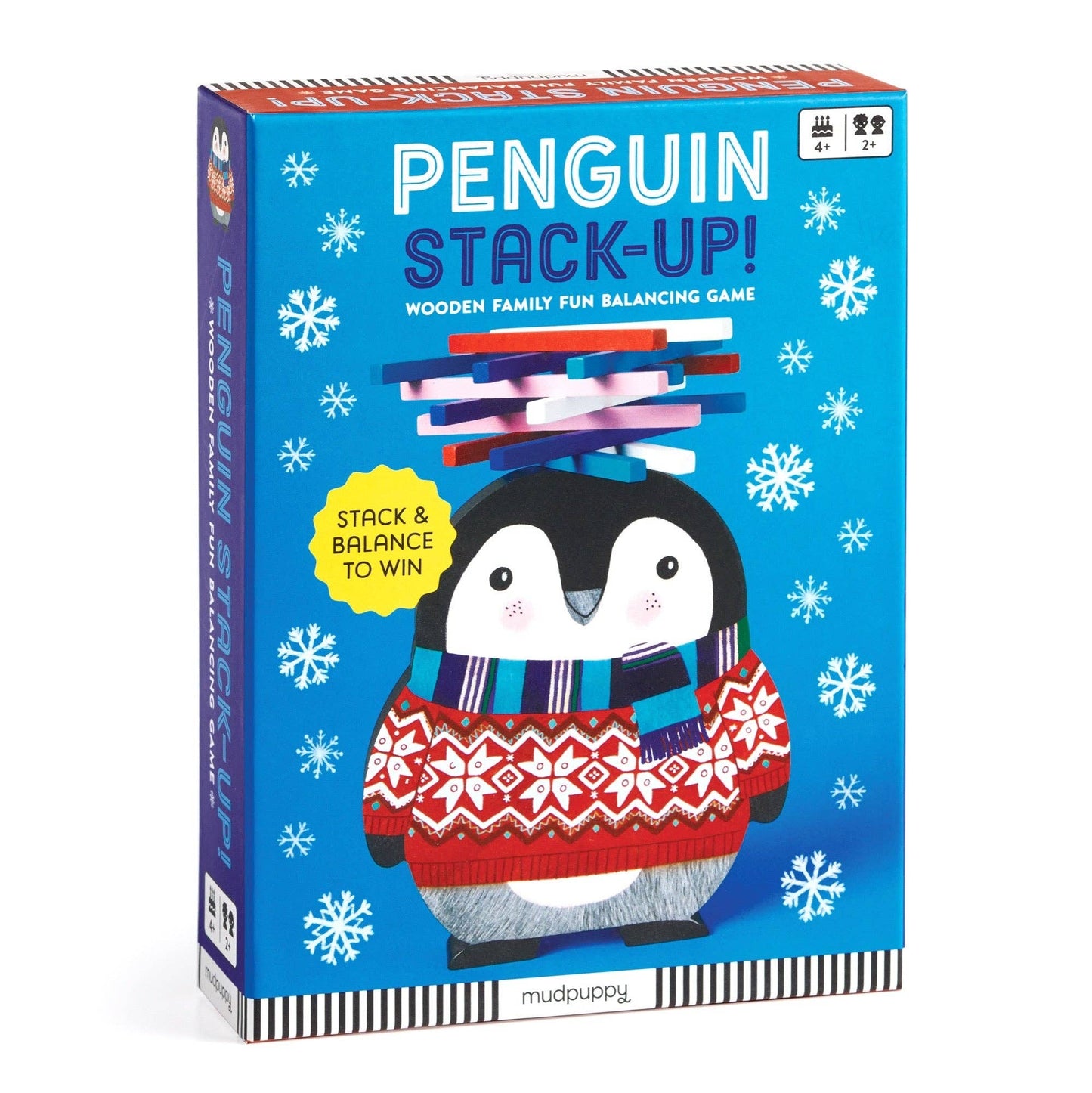 mudpuppy - Penguin Stack-up Wooden Balancing Game