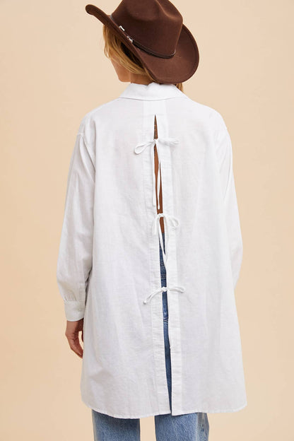 In Loom - LINEN BLEND BUTTON UP