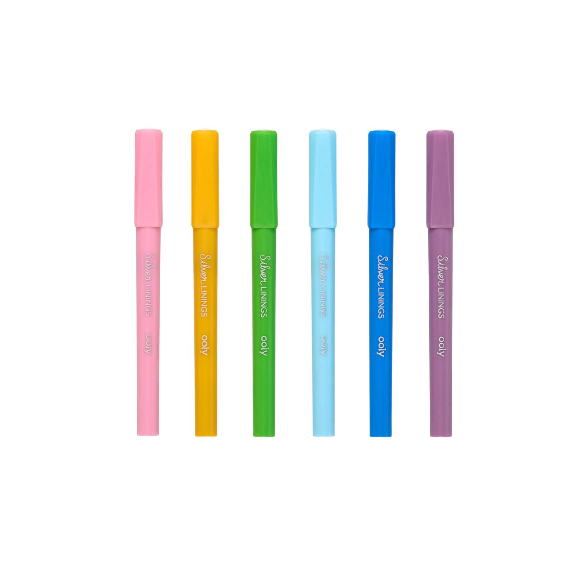 OOLY - Silver Linings Outline Markers - Set of 6