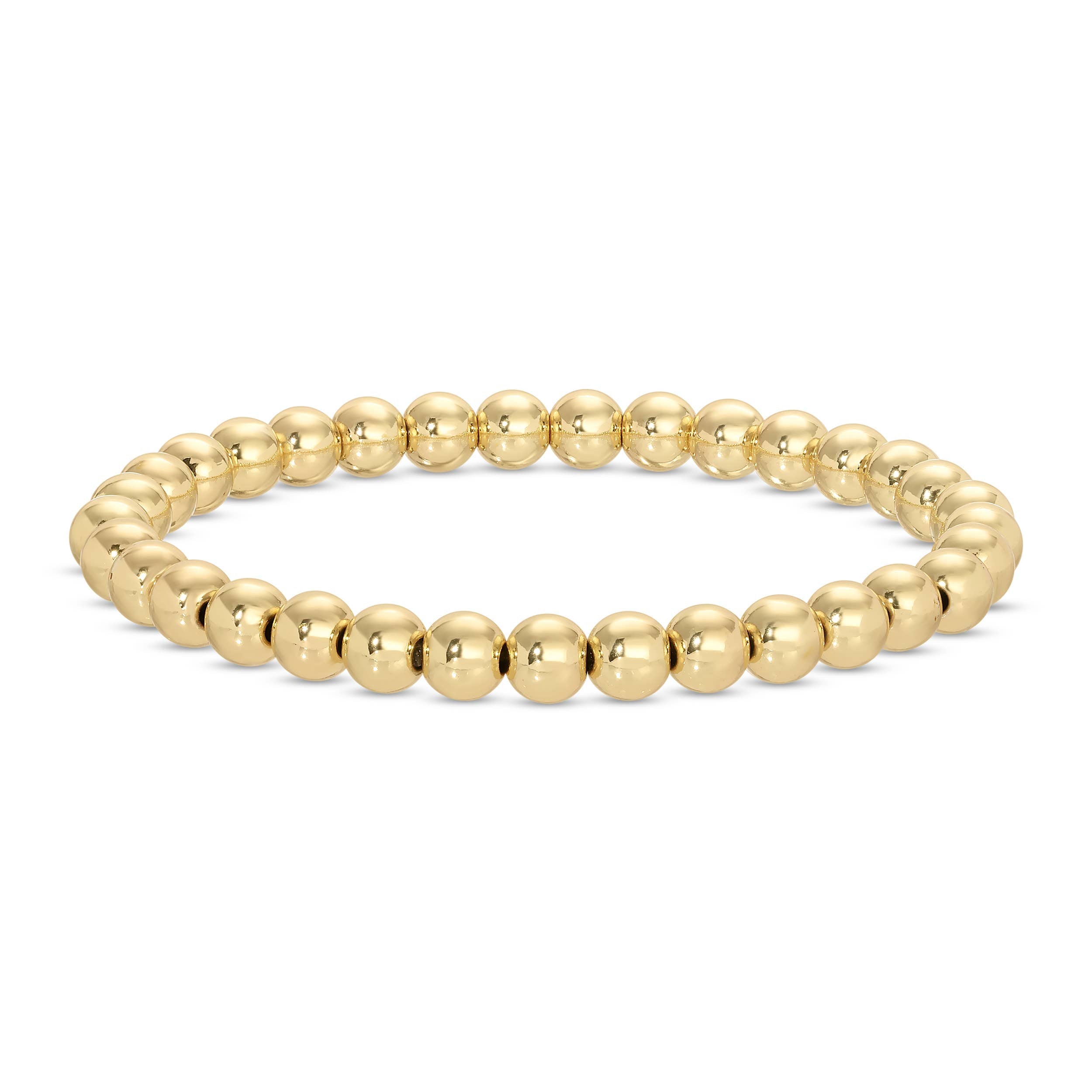 Splendid Iris - 6mm Beaded Bracelets