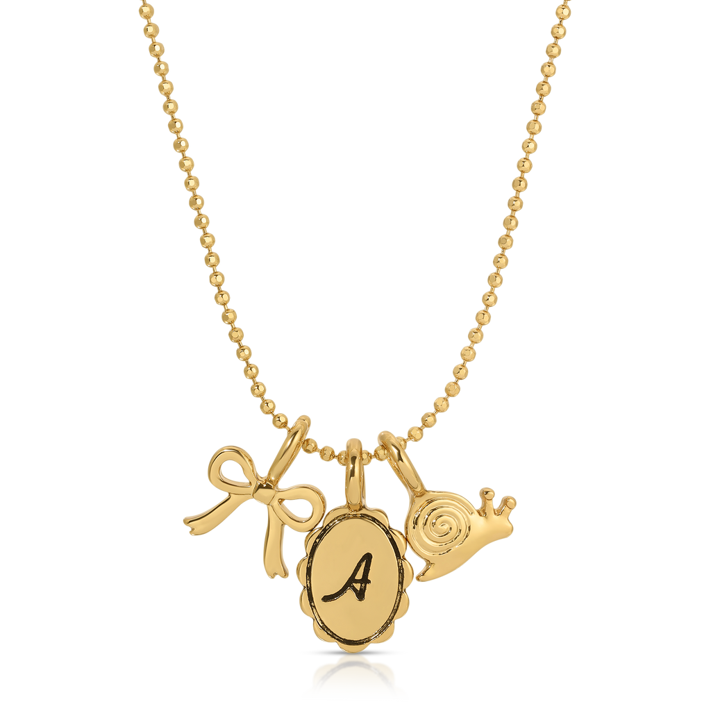 Lucky Feather - Charm Garden - Necklace Chain - Gold