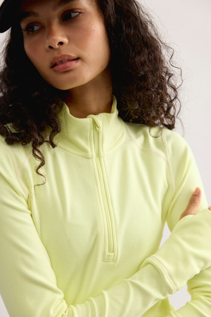fp movement - Retro Rider 1/2 Zip Vapor Lime