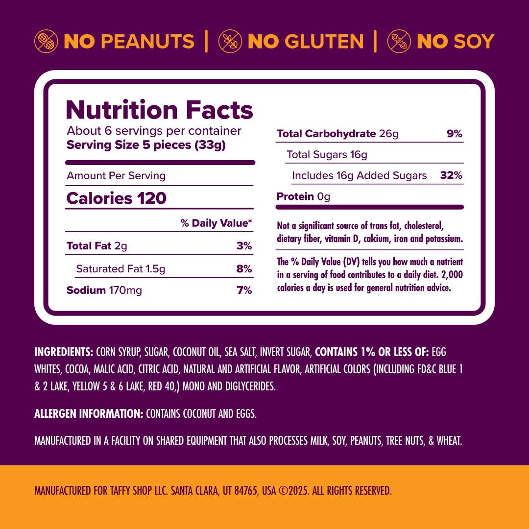 Taffy Shop - Voodoo Taffy™ 7oz. bag