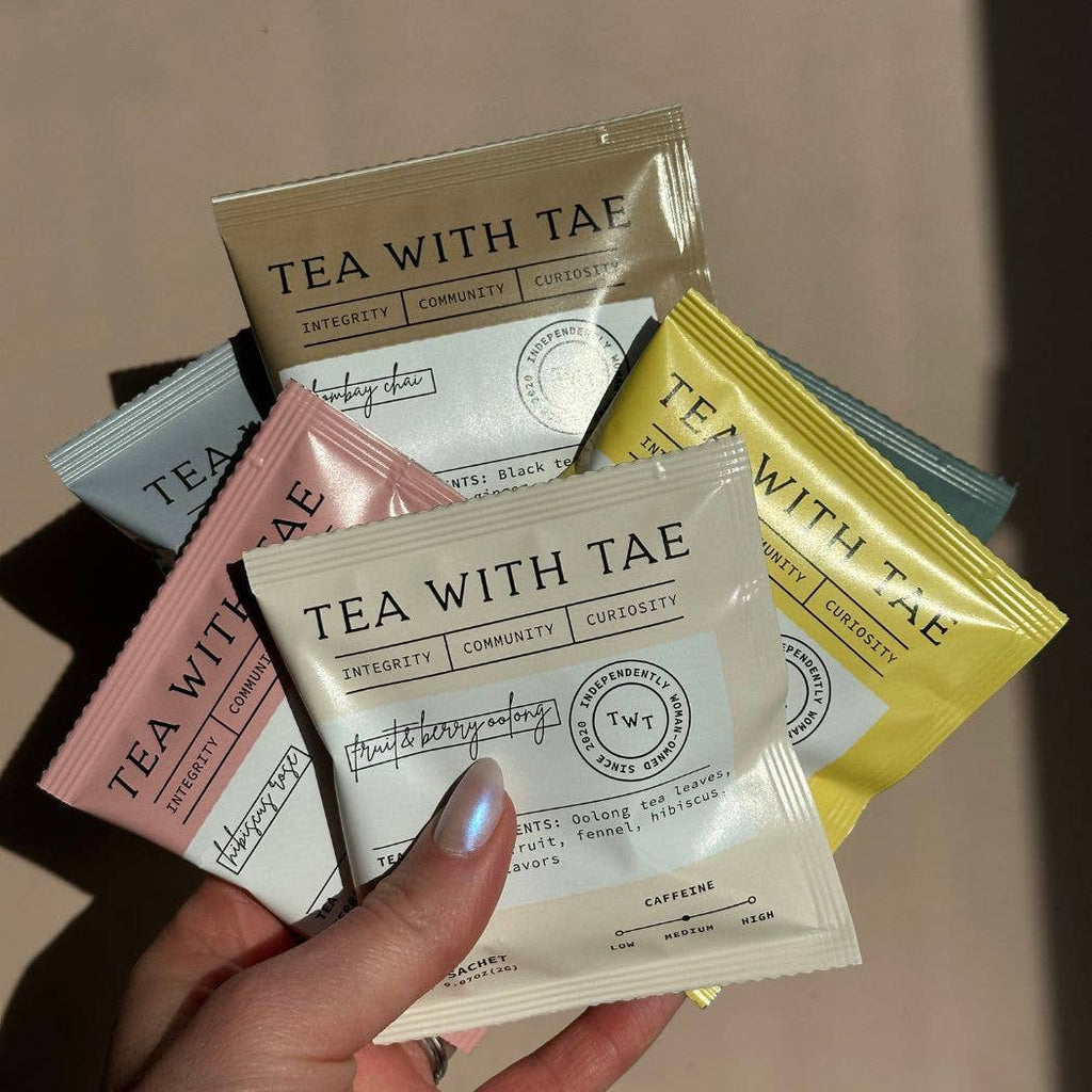 Tea with Tae - Nighttime Routine Herbal Sleep Tea - Individually Wrapped Tea Bag