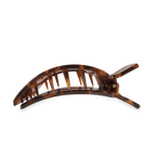 TELETIES - Square Flat Hair Clip | Large | Tortoise