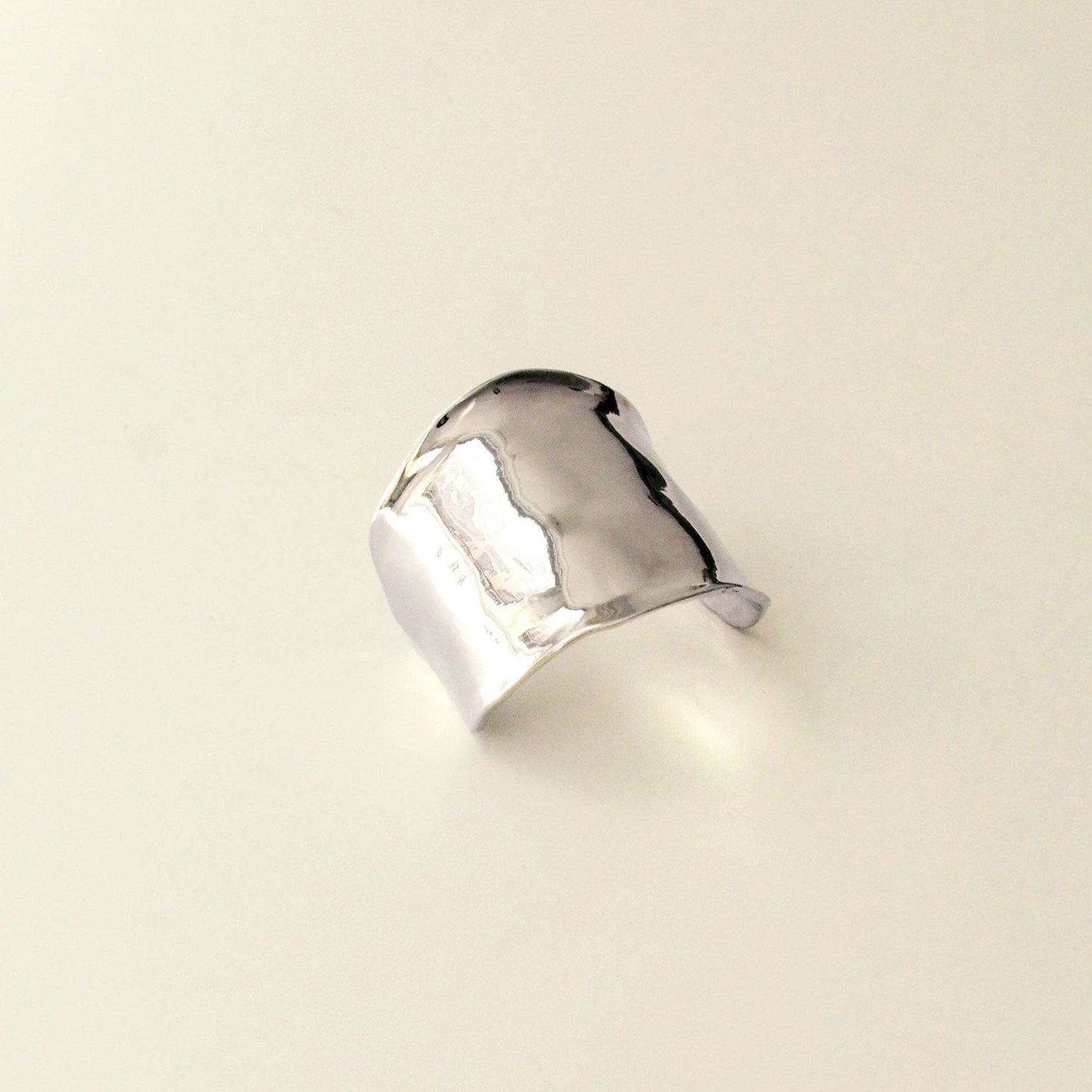 nar'sha - Metal Hair Ponytail Cuff Stick | Silver