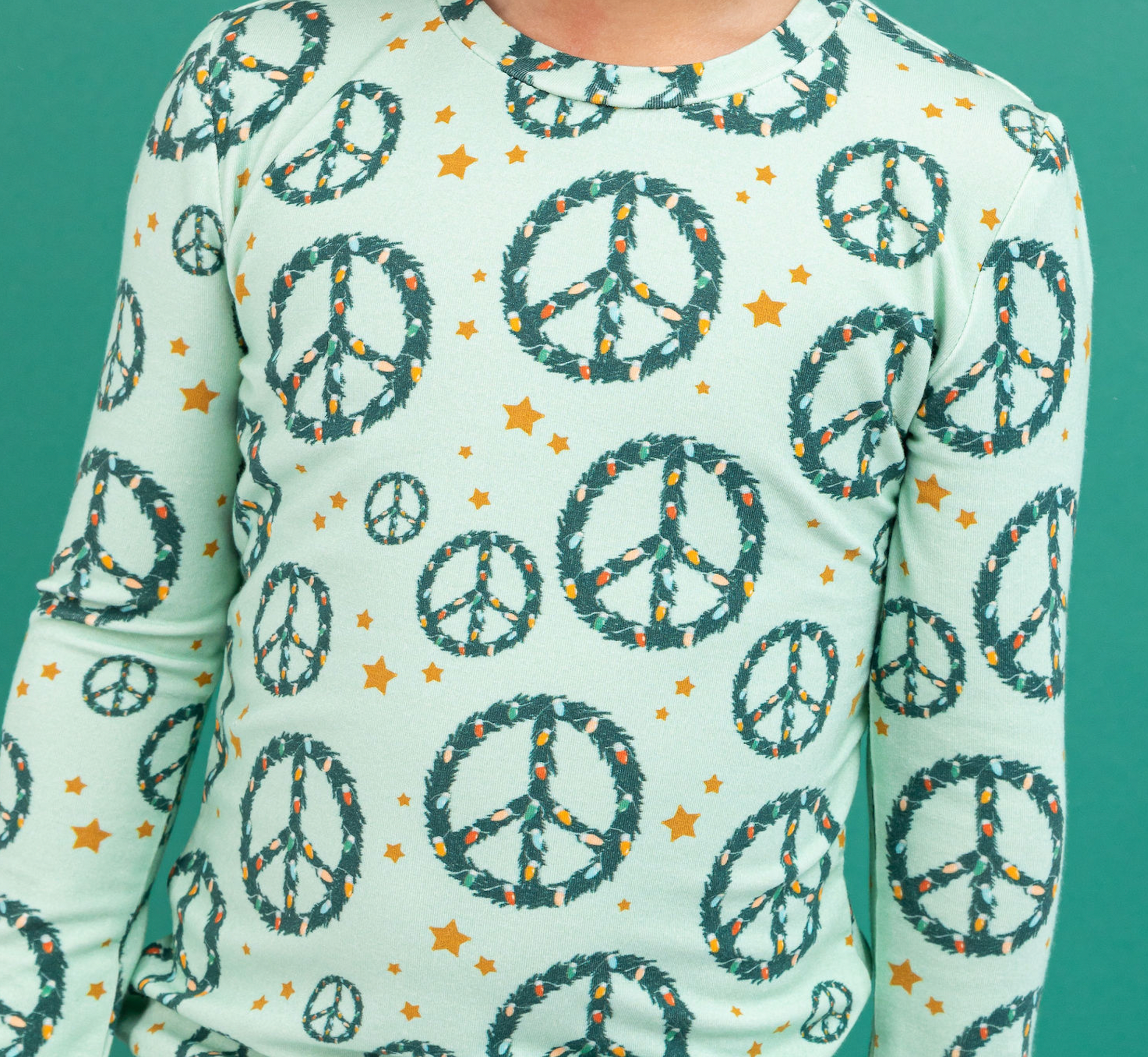Bird & Bean® - Bamboo Christmas Pajamas - Peace + Joy