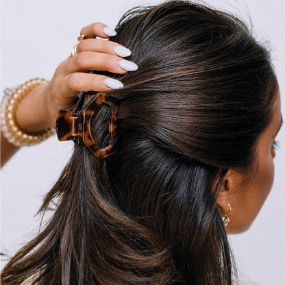 TELETIES - Open Tortoise | Petite | Hair Clip