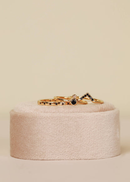JaxKelly - Rings - Black CZ Infinity