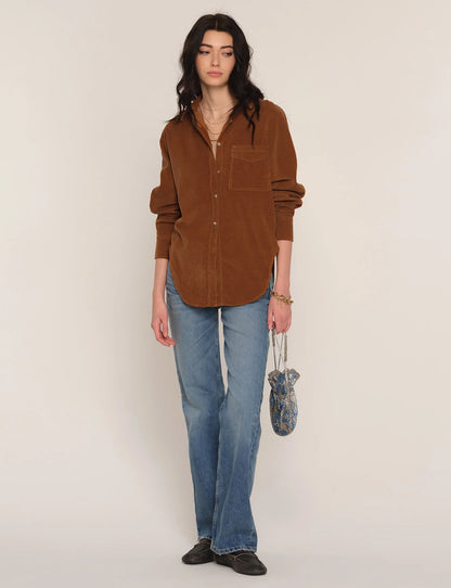 Heartloom Morocco Denim Top - Caramel