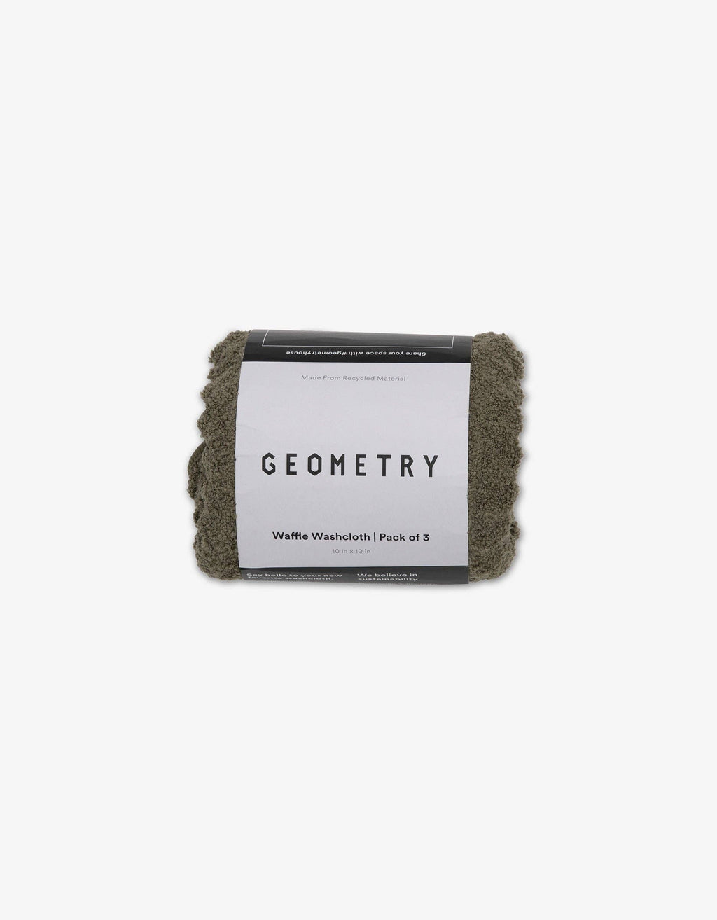 Geometry - Forest Waffle Washcloth Set