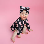 Gigi and Max - Shade Black Ghosts HEADWRAP Halloween Hair Accessory