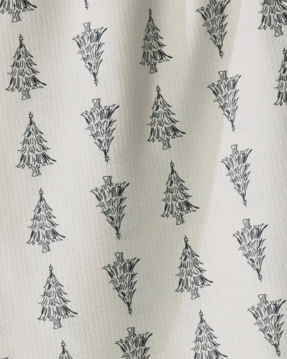 Geometry - Evergreen Sketches Luxe Kitchen Towel - Holiday 2026