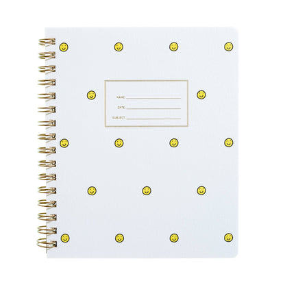 Shorthand Press - Standard Notebook - Smiley Face