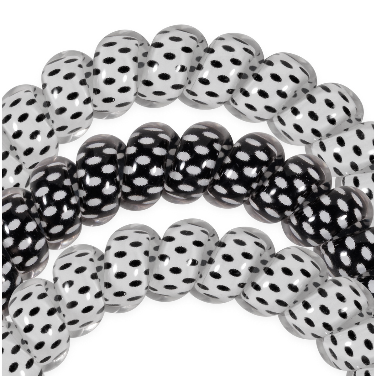 TELETIES - Polka Dot Party Large Hair Ties