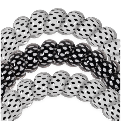 TELETIES - Polka Dot Party Large Hair Ties