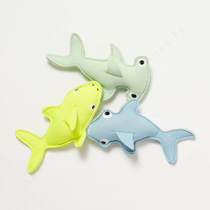 Sunnylife - Salty the Shark Dive Buddies Aqua Neon Yellow Set of 3