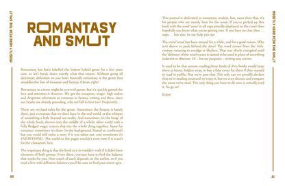 A Reading Journal: Mostly Here for the Smut by Sweet  Hearts Press