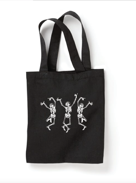 Saved by Grace Co. - Dancing Skeletons Trick or Treat Bag - Youth