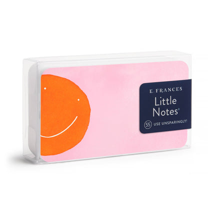 E. Frances Paper - Orange Smiley Little Notes® NEW 55 Count