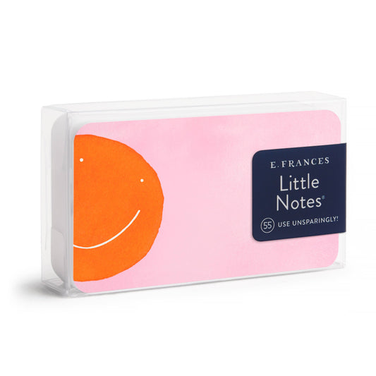 E. Frances Paper - Orange Smiley Little Notes® NEW 55 Count