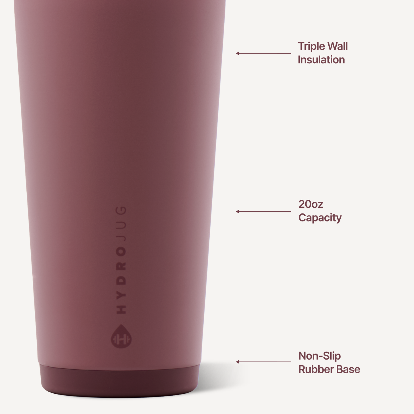 HydroJug - Canyon Rose 20oz Everyday Tumbler