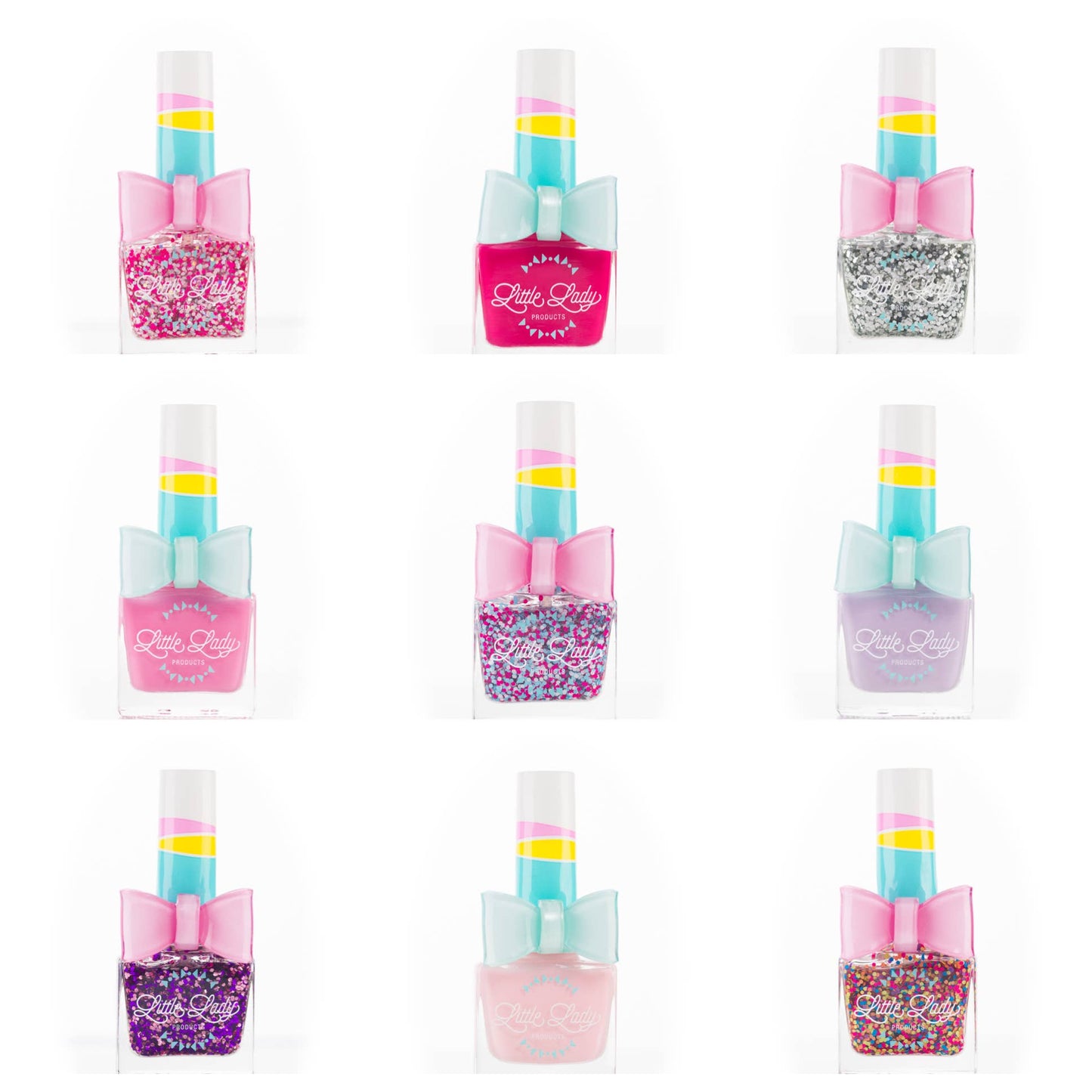 Little Lady Products - Rainbow Bubbles Nail Polish