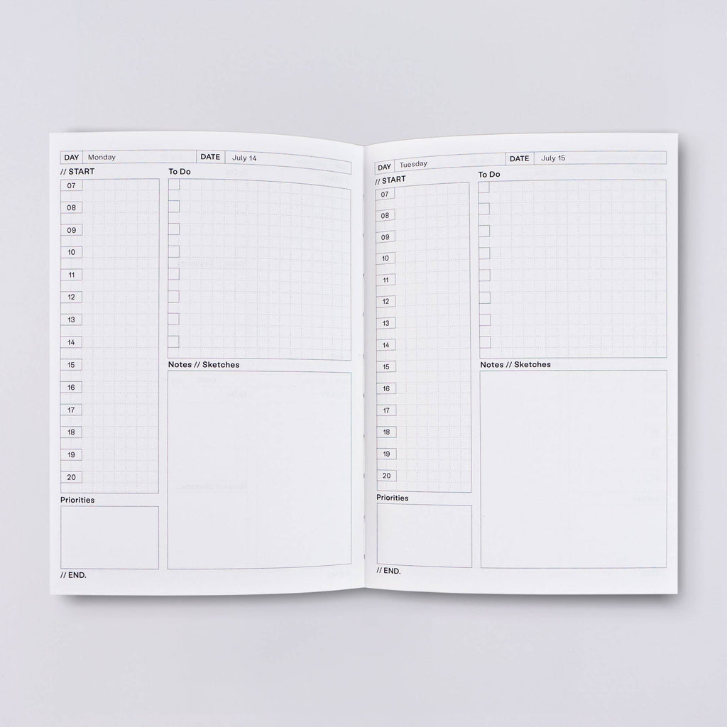 The Completist - Hinoki 2025 Dated Daily Planner Book