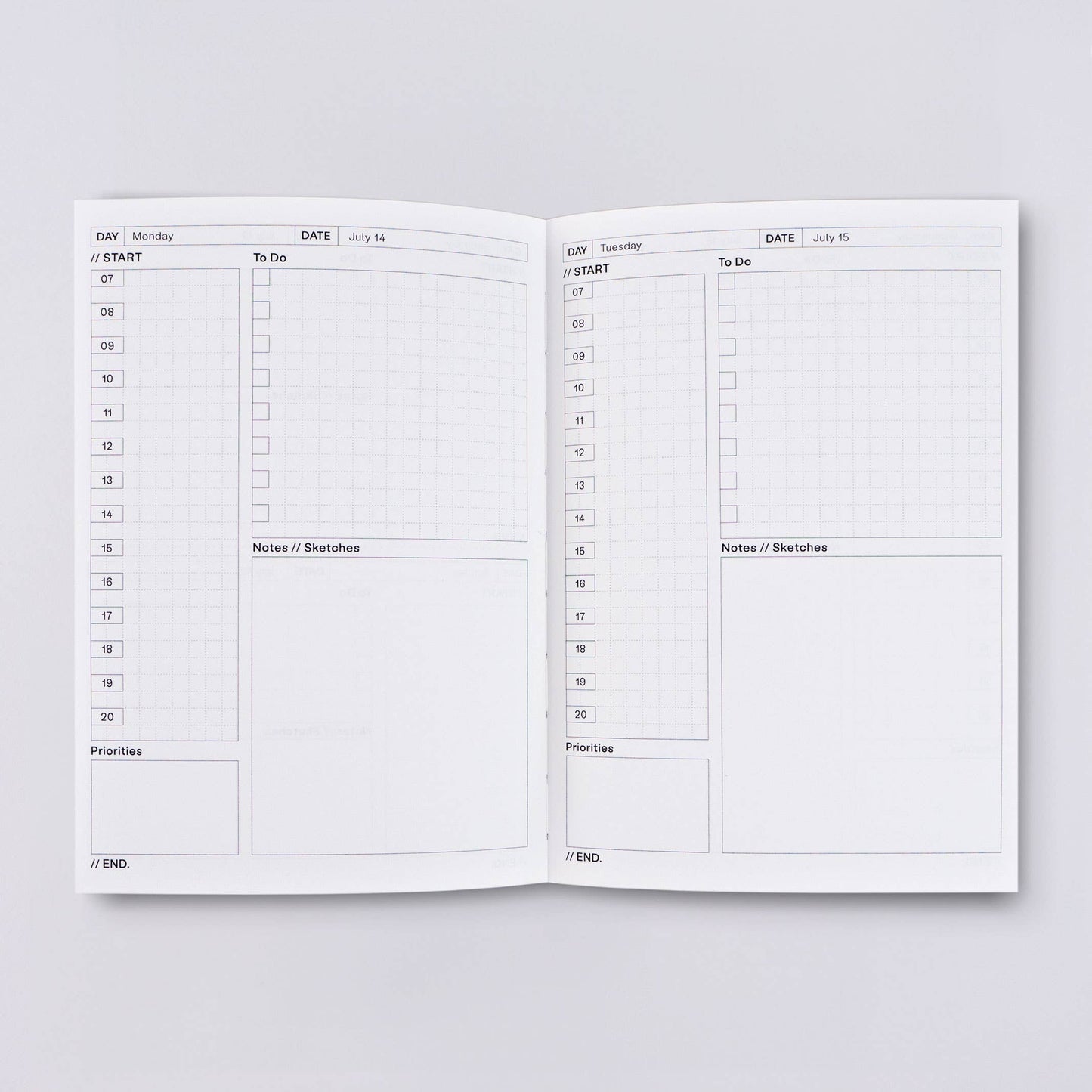 The Completist - Hinoki 2025 Dated Daily Planner Book