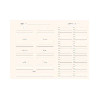 Ruff House Print Shop - Hand-Drawn Grid Meal Planner