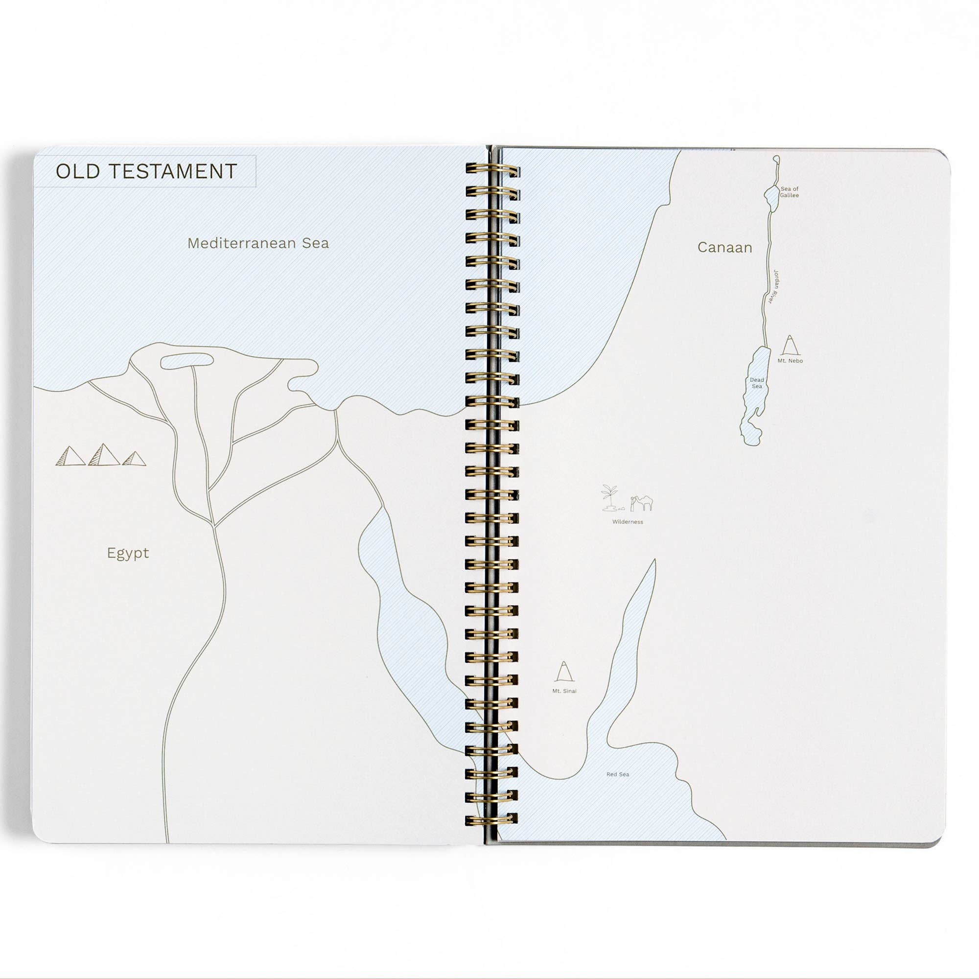 Church Notes Co. - Black Church Notes Bible Reference Notebook with Maps