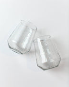 Creative Women - Handblown Hammered Glass Water Tumbler - assorted colors