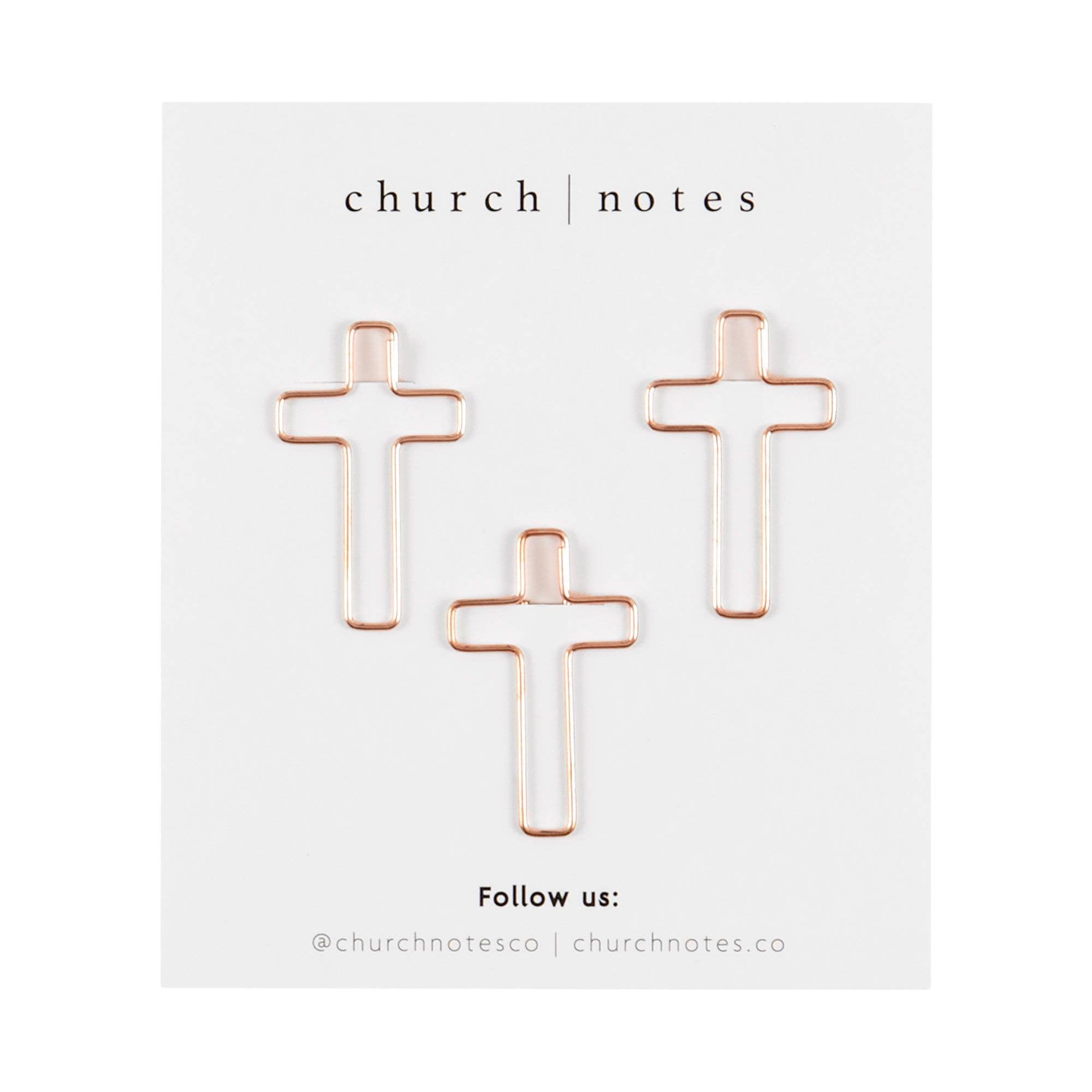 Church Notes Co. - Cross Clips