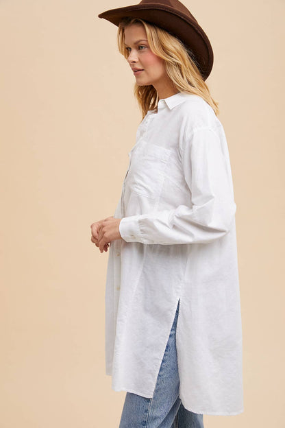 In Loom - LINEN BLEND BUTTON UP