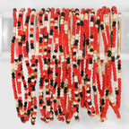 Splendid Iris - Set/4 Stretch Beaded GAME DAY Bracelets