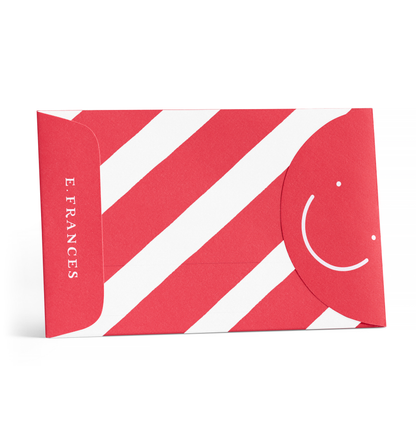 E. Frances Paper - Little Notes® Mini Envelopes, Set of 20 – Candy Cane Stripe