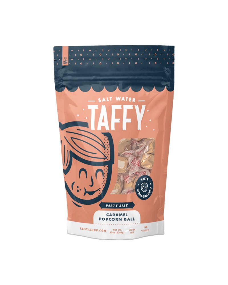 Taffy Shop - Caramel Popcorn Ball Taffy
