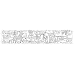 Chronicle Books - Rainbow Animals Mini Coloring Roll