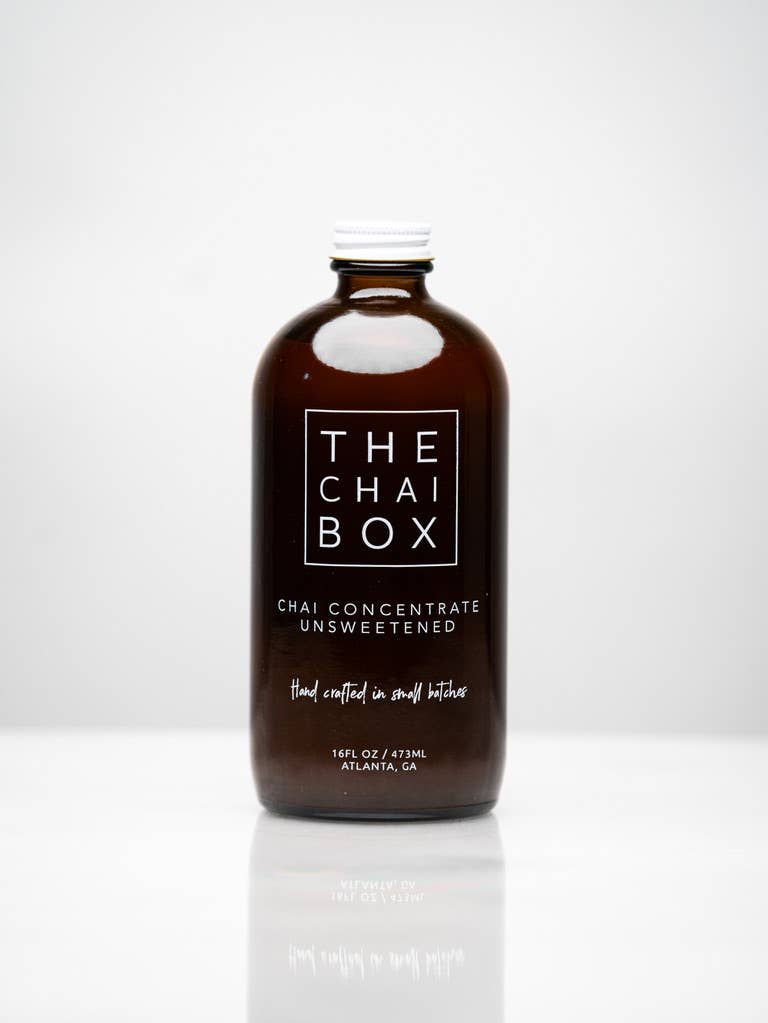The Chai Box - Chai Concentrate 16 oz Glass Bottle
