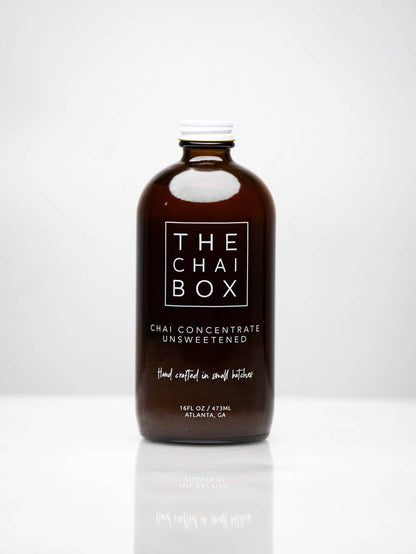 The Chai Box - Chai Concentrate 16 oz Glass Bottle