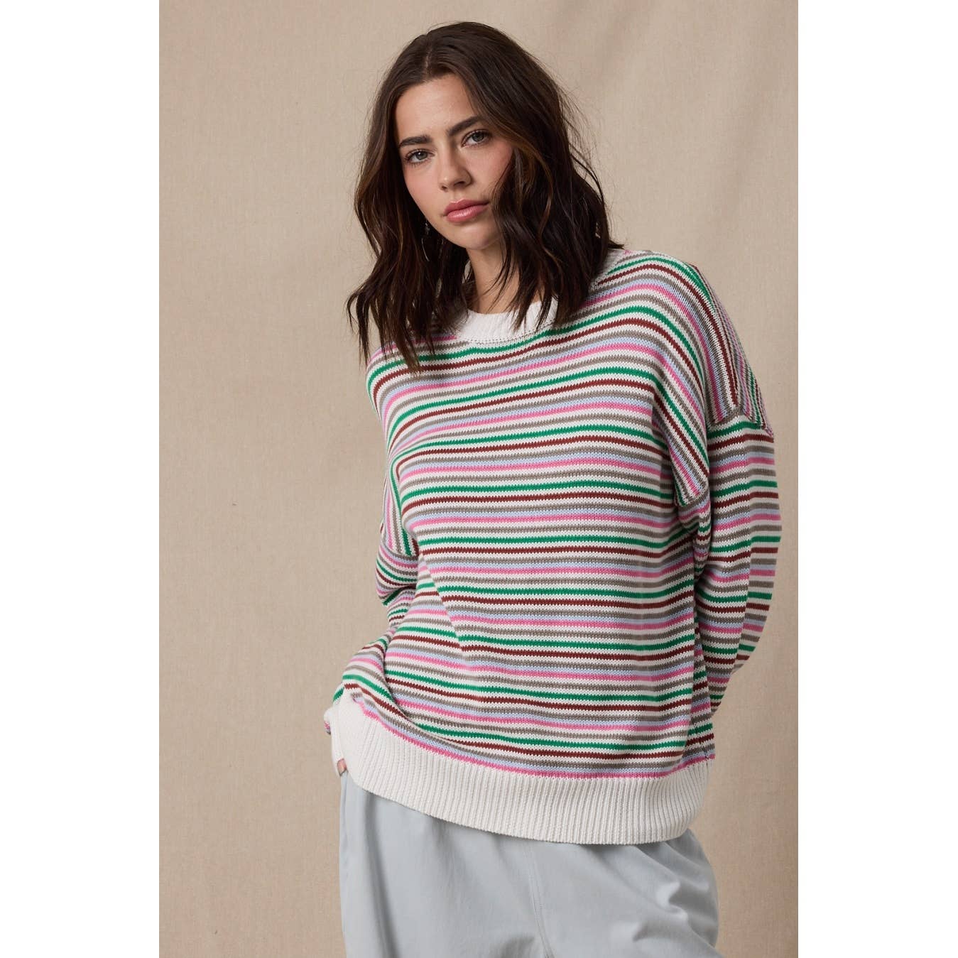 Rainbow Stripe Sweater