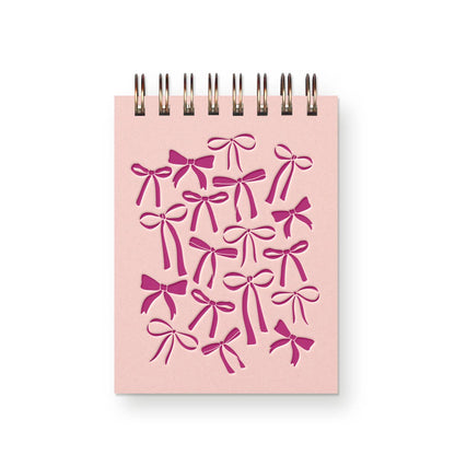 Ruff House Print Shop - Bow Pattern Mini Jotter Notebook
