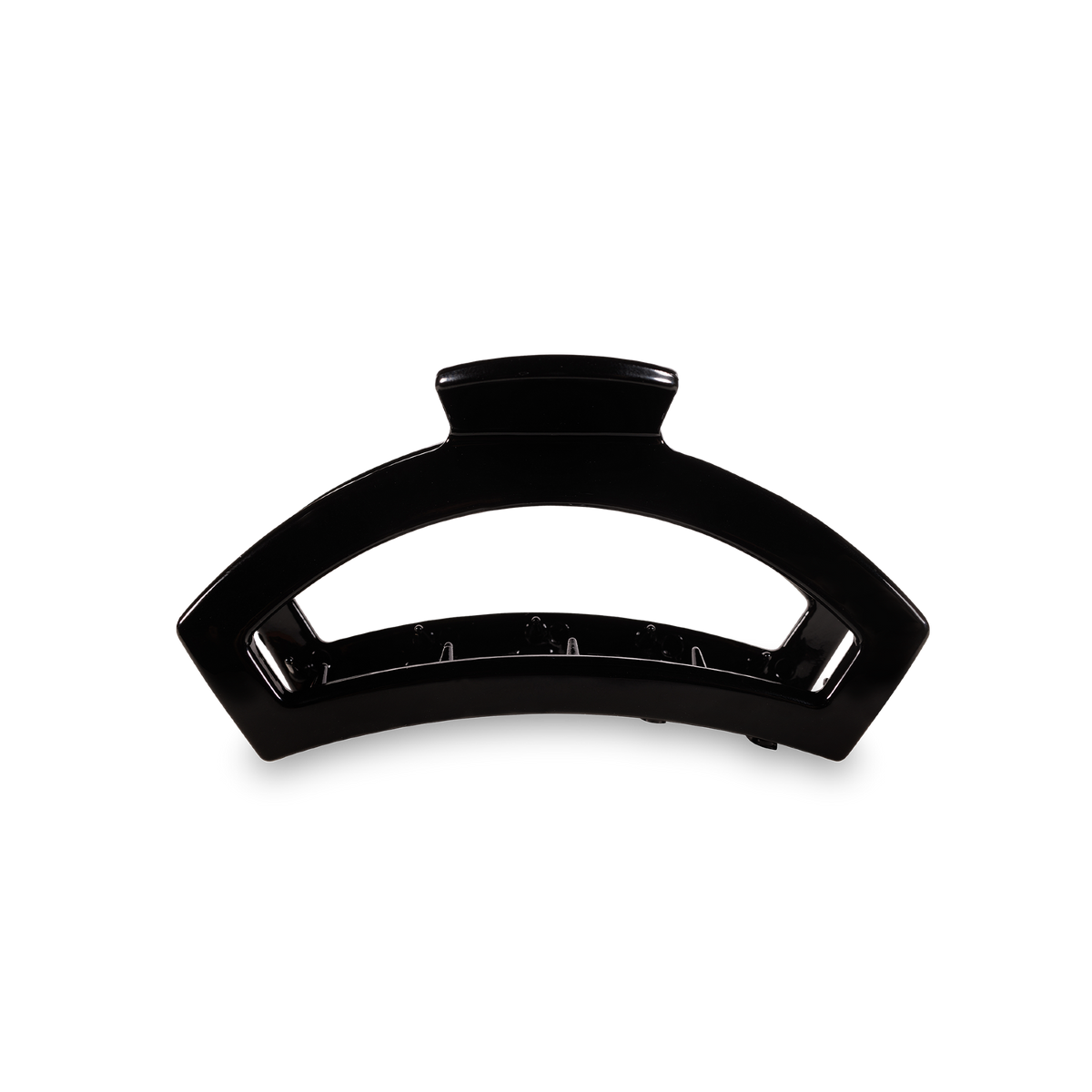 TELETIES - Open Hair Clip | Small | Jet Black