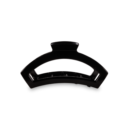 TELETIES - Open Hair Clip | Small | Jet Black
