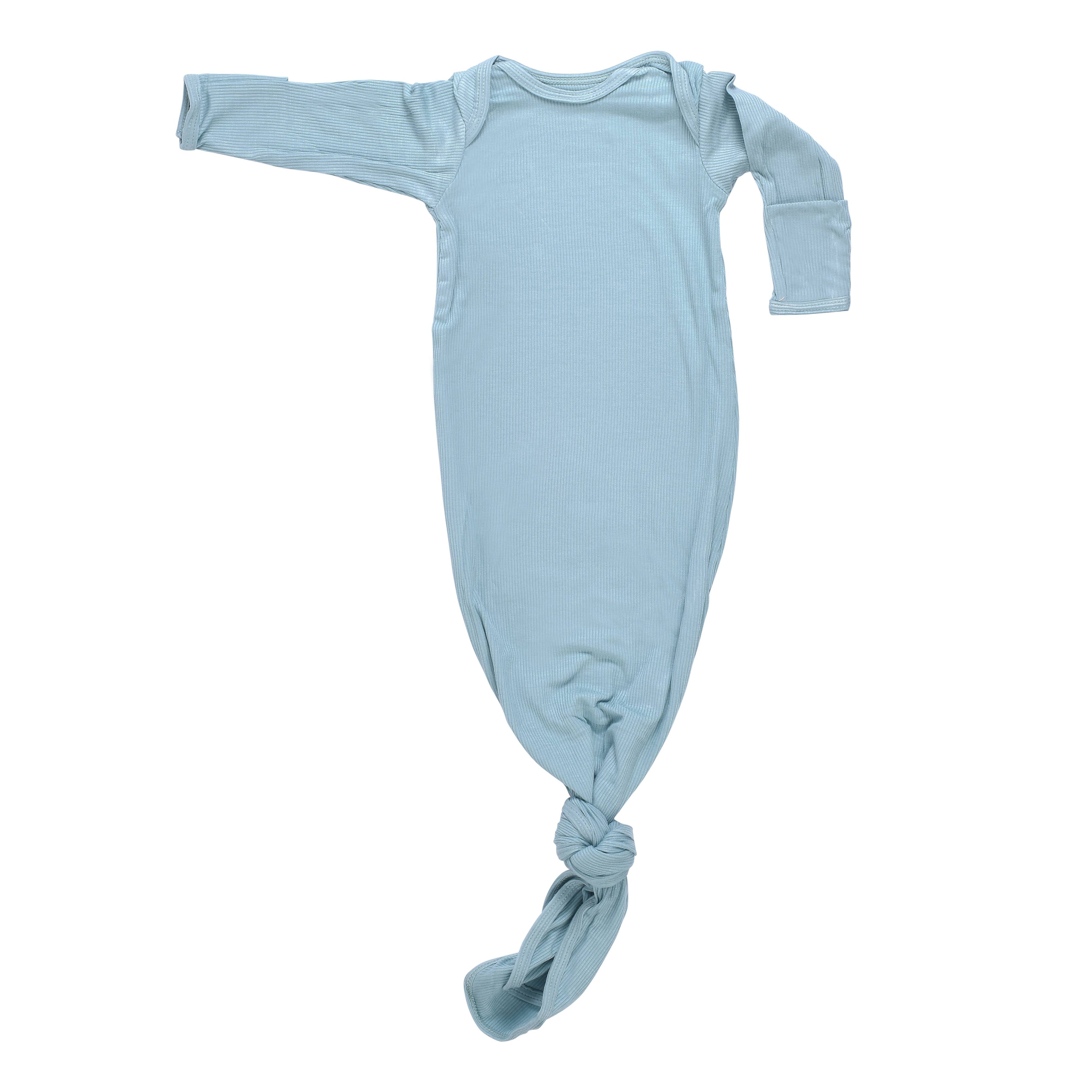 Three Little Tots - Blue Bird Knotted Gown