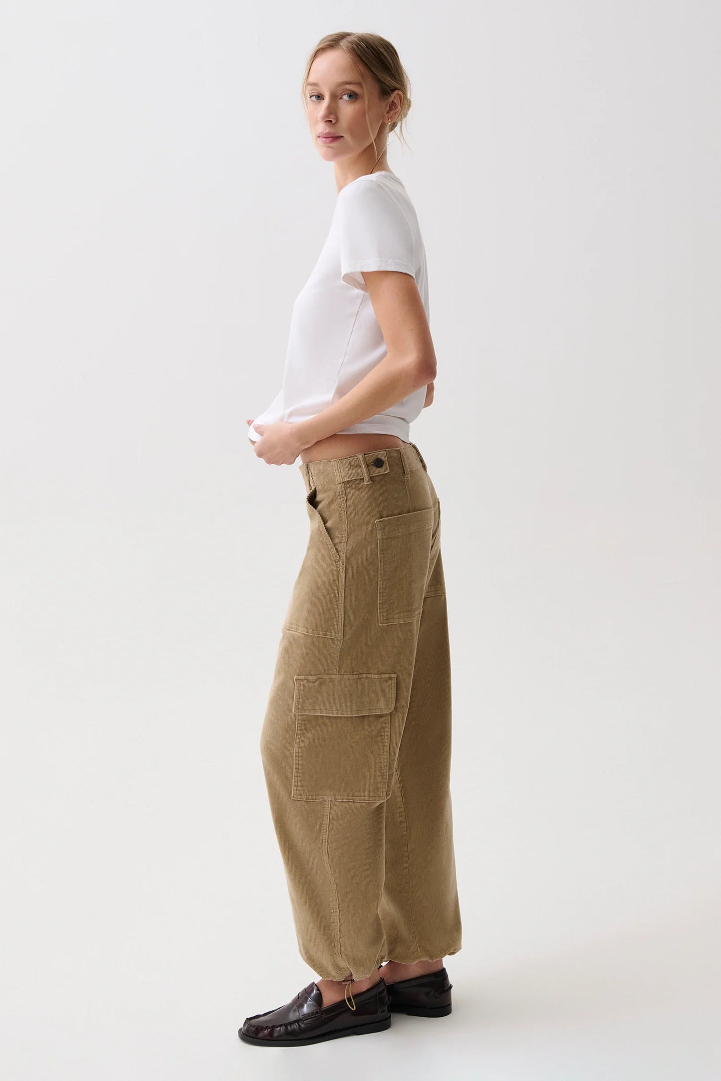 Pistola Honor Utility Cord Cargo Pants - Camel