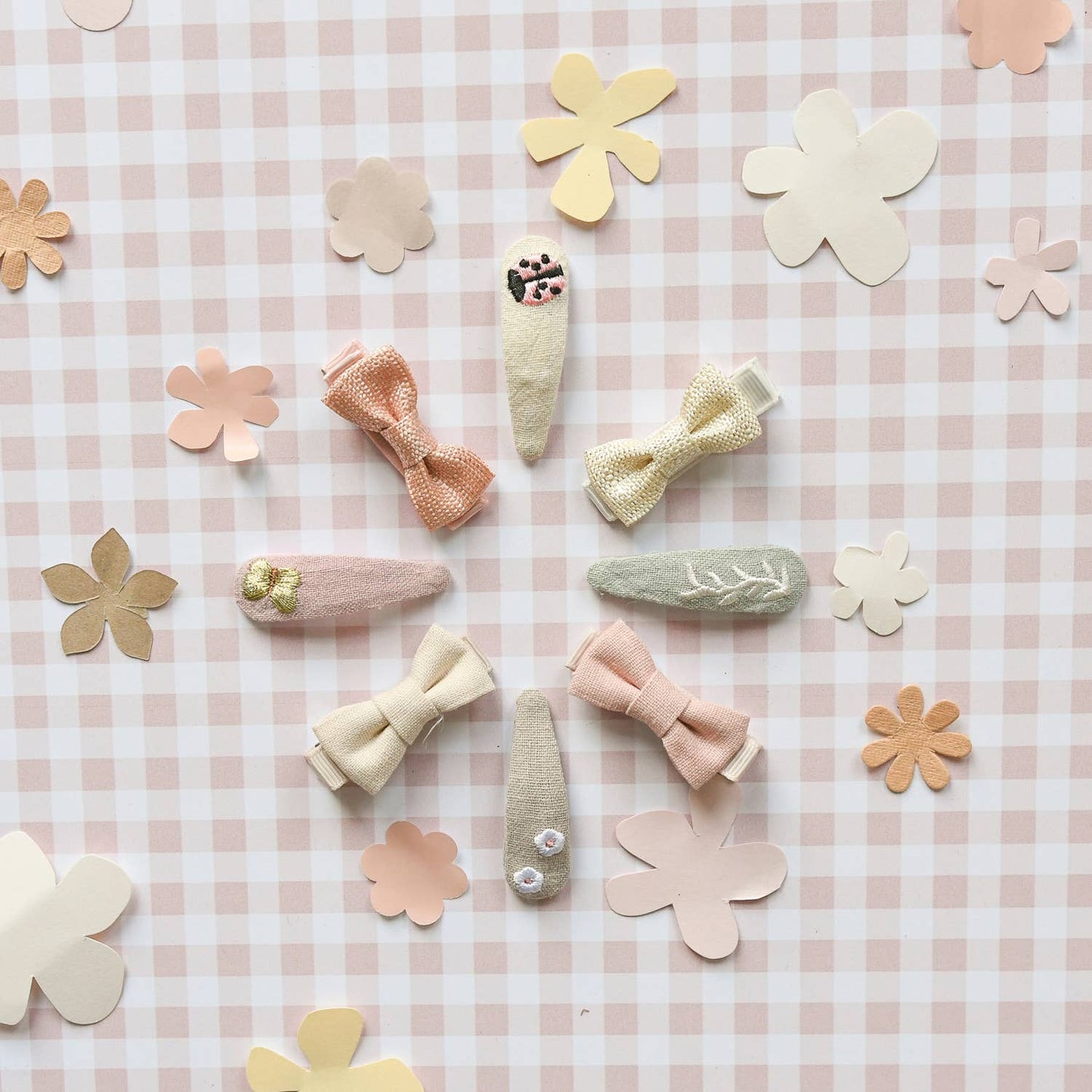 Rockahula Kids - Linen Mini Bow Clips