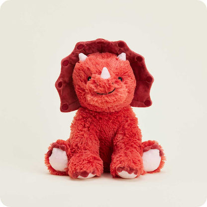 Warmies - Plush Toy - Red Triceratops